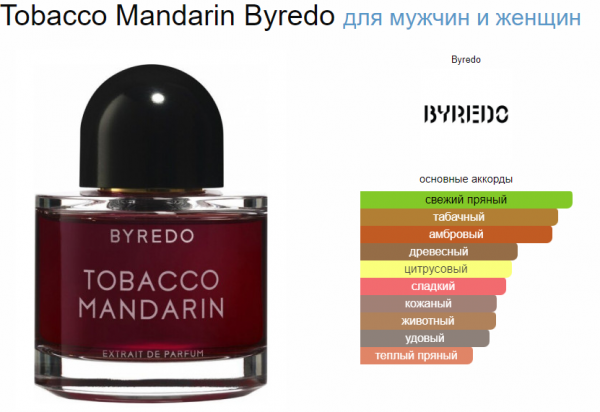 Tobacco Mandarin 